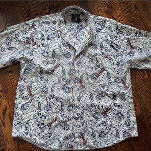 Men’s Salty Dog Shirt Paisley Golf Bag All over Print Button -Down Fancy Grandpa